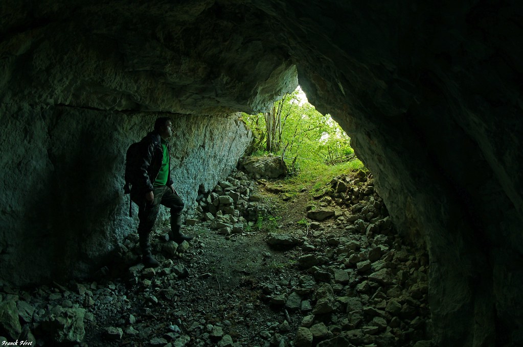 Vue de l'intérieur de la Grotte de la Baume St Georges - R… | Flickr