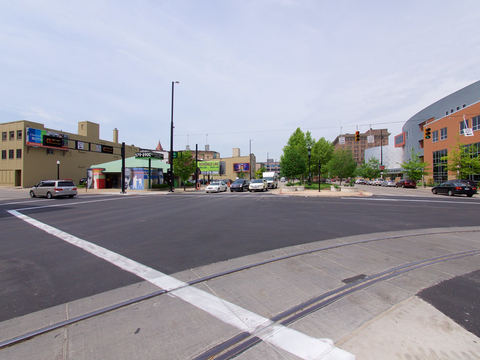 Resurfaced Central Parkway