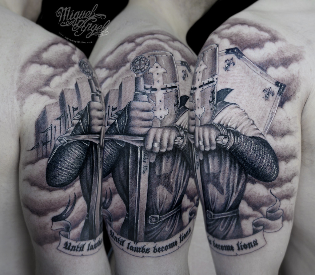 20 amazing Knight tattoos for men - ❤️ Онлайн блог о тату IdeasTattoo