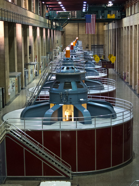 Turbines of The Hoover Dam