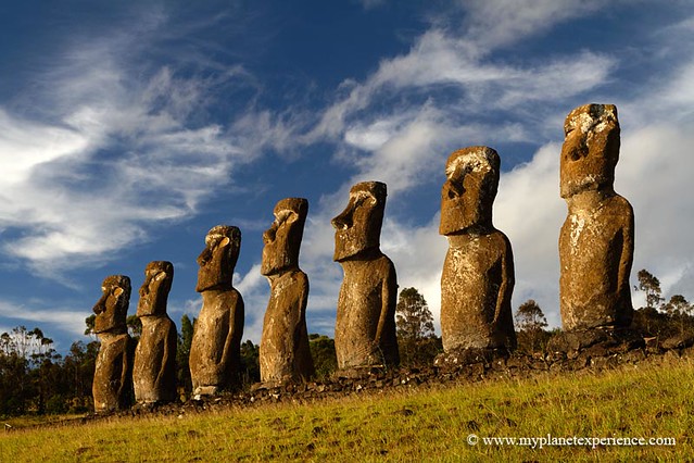 Ahu Akivi - Easter Island, Chile
