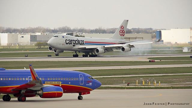 Cargolux LX-UCV - Indianapolis International Airport