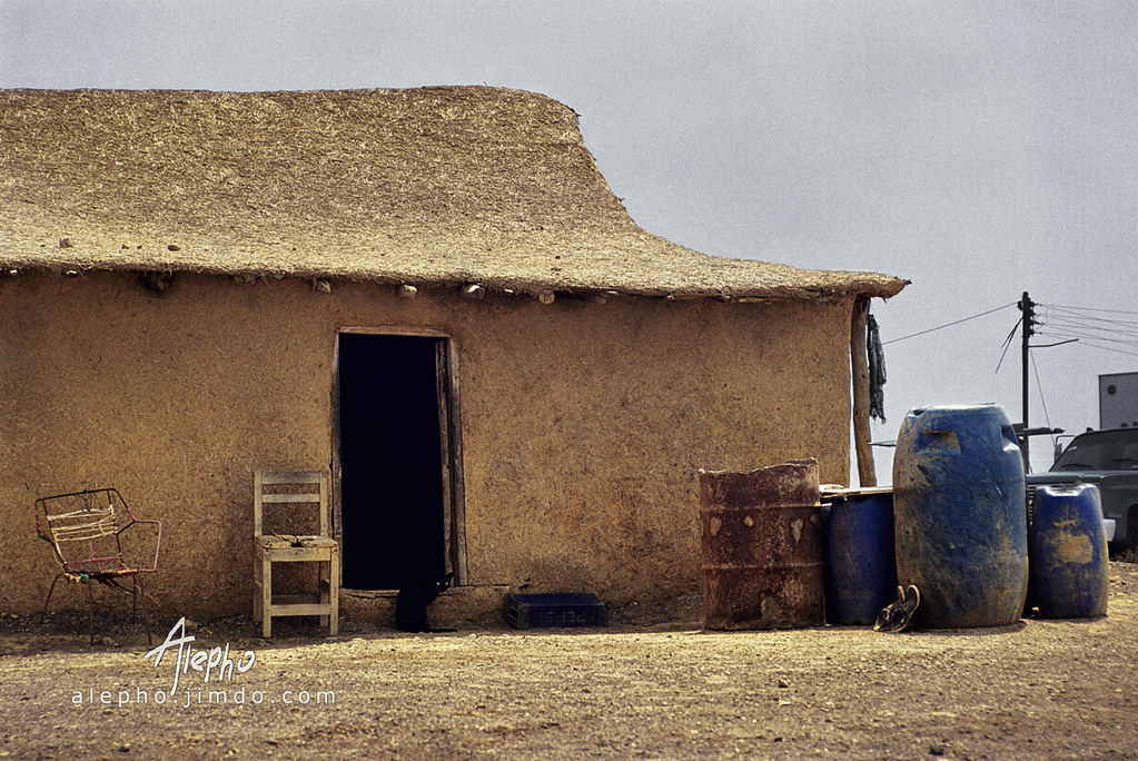 Casa típica de bahareque con techos de 