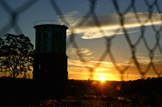 Water Tower Sunset
