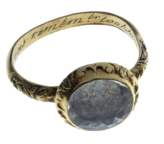 Memorial poesy ring from 1592