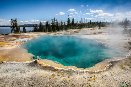 The Black Pool At West Thumb Geyser Basin | by Aliparis