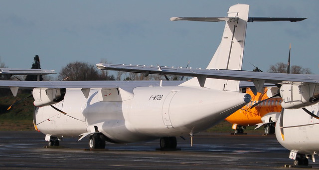 ATR 72 F-WTDS  A L'AEROPORT DE TOULOUSE-FRANCAZAL LE 13 01 17
