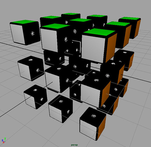 Download Rubik's Magnetic Cube idea - Maya mockup | previous shot wit… | Flickr