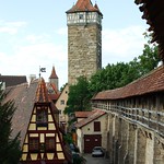 town wall and tower