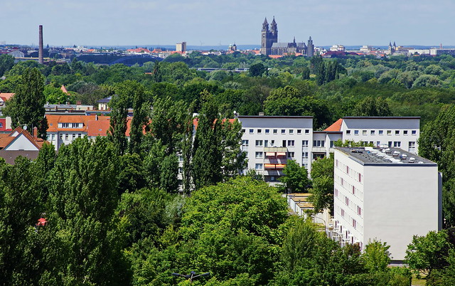 Blick vom Wasserturm Salbke - Magdeburg