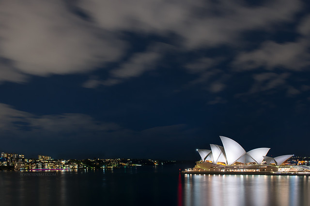 Sydney - Opera House Under Cloudy Skies