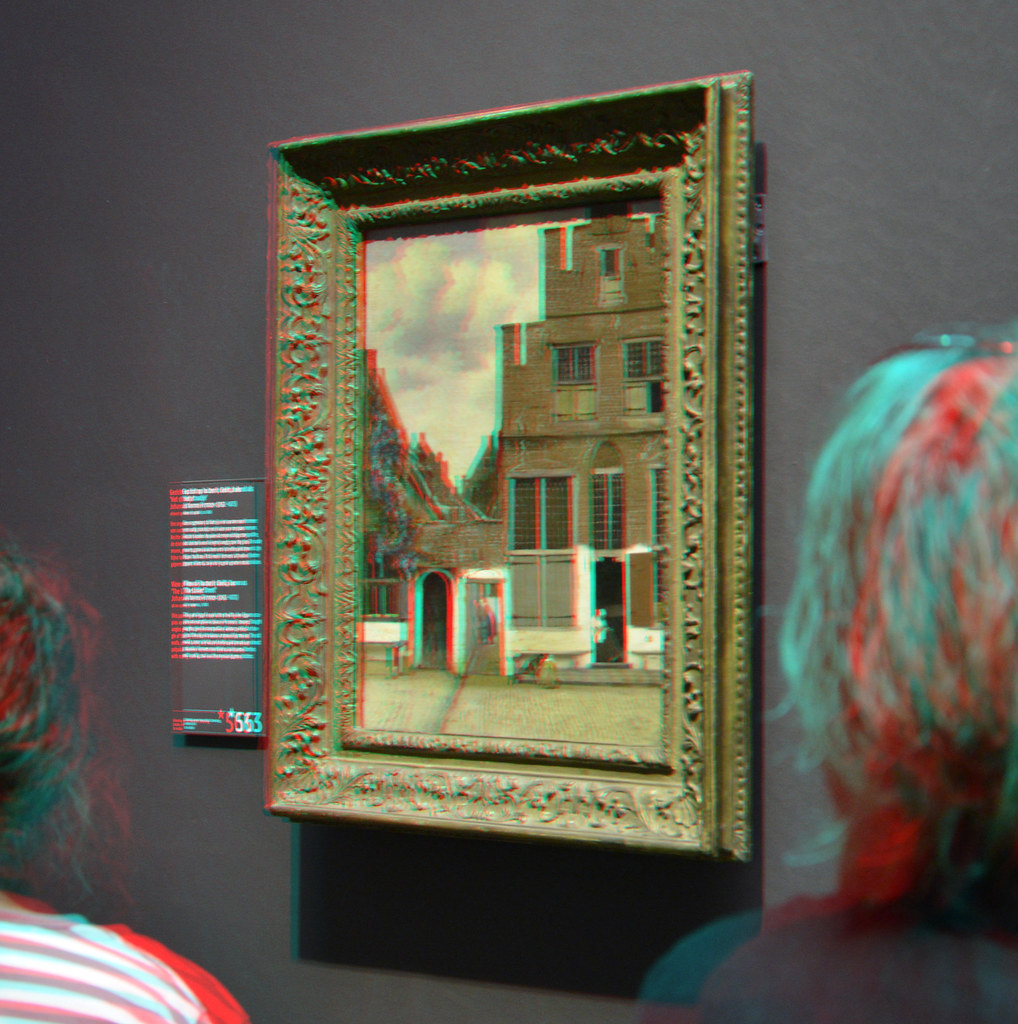 Het straatje van Johannes Vermeer Rijksmuseum Amsterdam 3D