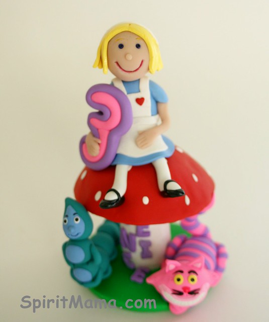 Alice in Wonderland Birthday Cake Topper