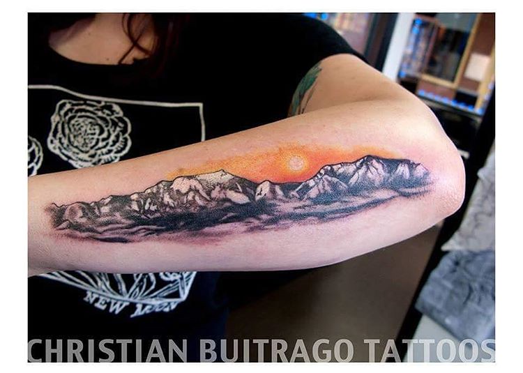 Zealand Tattoo - So you wanted some “simple” mountain tattoos? . . .  #zealandtattoo #customdesing #customtattoos #customstudio #fineliner # mountaintattoo #dotworktattoo #blackamdgreytattoo #compasstattoo  #wavetattoo #finelinetattoo #tattooideas ...