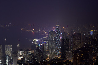 View of the city from the Peak on Hong Kong Island. | by travelwayoflife