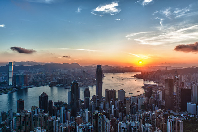 Sunrise Over Hong Kong