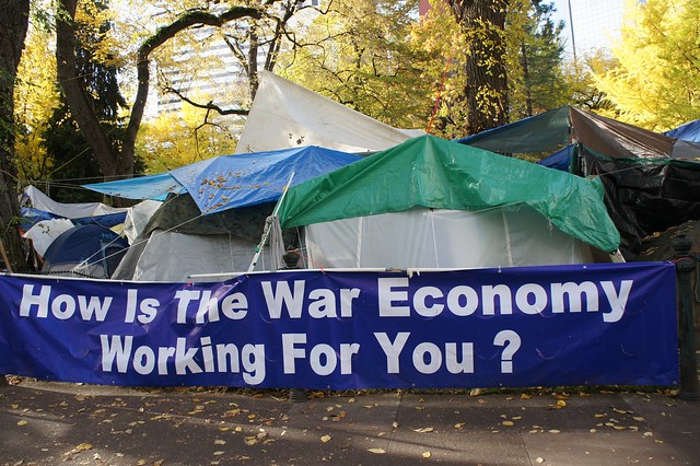 Occupy Portland: How is the War Economy Working For You? Banner