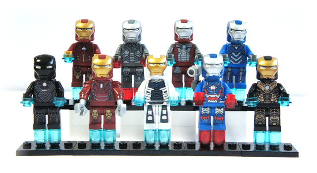 Group Photo of My Customise Iron Man