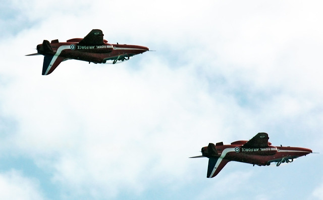 Red Arrows at Clacton Air Show 2013