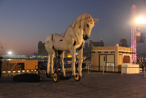 Ensayos hasta el amanecer en Qatar