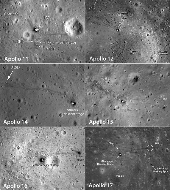 Apollo all LRO views
