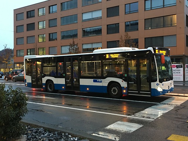 VBL Bus #85 in Ebikon, Switzerland