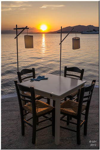 sunset sea panasonic greece taverna gh2 explored 14140 marmari stereaellada dmcgh2
