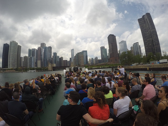 Chicago Skyline from the Architecture Boat tour