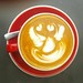 I can't make anything of the latte art. It looks like a clown to me. Hindi talaga ako ma-art-e. #coffee #latte #latteart #deananddelucaph #deananddeluca