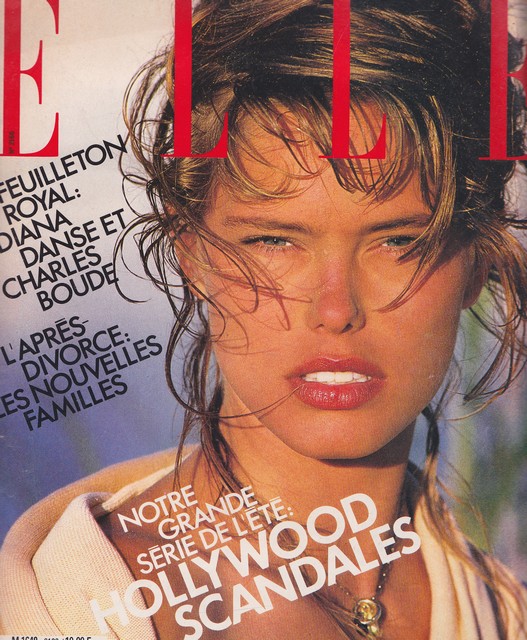 1987 - Renée Simonsen - French Elle cover
