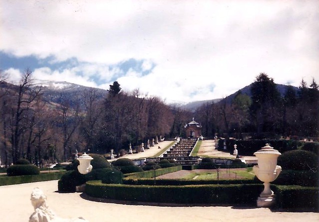 the Sierra de Guadarrama and gardens of La Granja