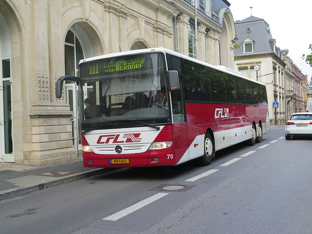 CFL bus 70 Luxemburg Badanstalt