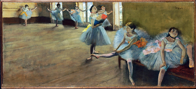 Edgar Degas - Dancers in the Classroom [1880]