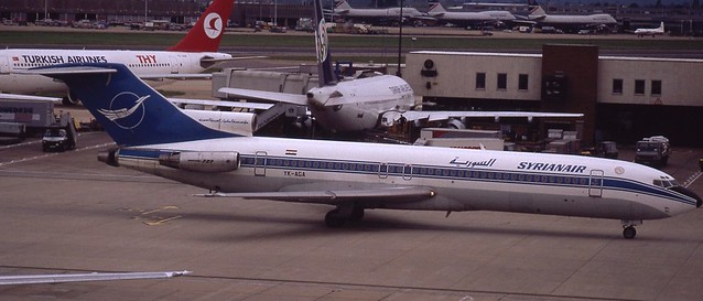 YK-AGA. Syrianair Boeing 727-294