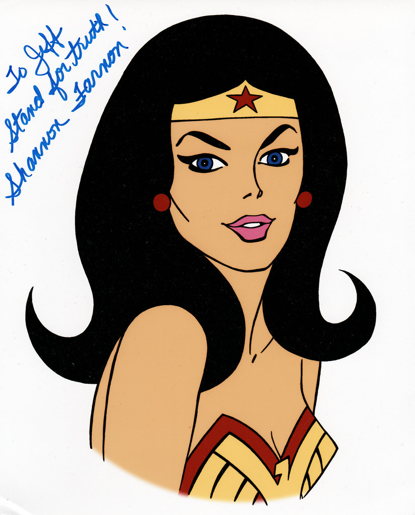 Photo of Hanna-Barbera's Wonder Woman signed by voice acto… | Flickr
