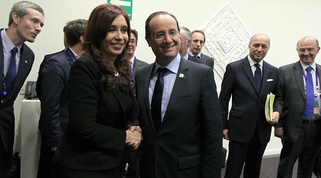 Entretien bilatéral avec Mme. Cristina Elisabet Fernández de Kirchner, Présidente de la République argentine