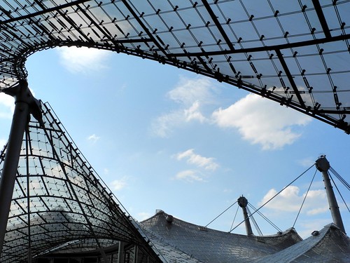 München - Dach der Olympiahalle | München - Dach der ...