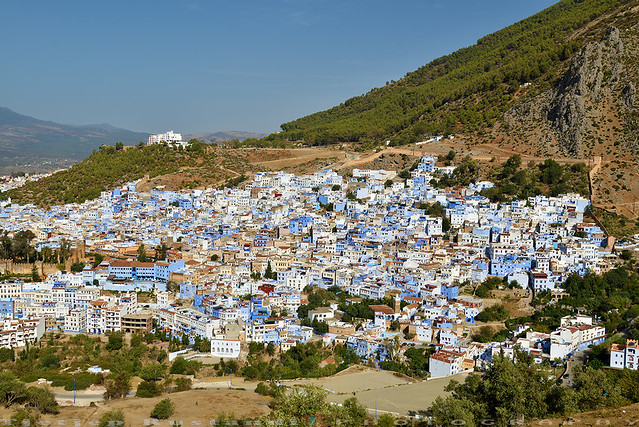 Chefchaouen from above