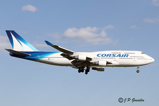 F-GTUI  |  CORSAIR INTERNATIONAL  |    BOEING 747-422   |  BOEING 747-400  | NEW LIVERY  |     MONTREAL |  YUL |  CYUL