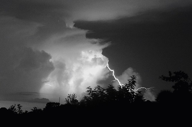 Florida night storm