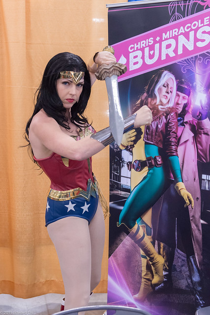 Miracole Burns as Wonder Woman