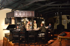 The bar in the lodge