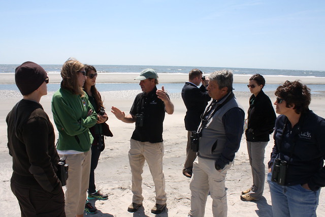 USFWS Northeast Regional Director Wendi Weber and other partners at Stone Harbor Point restoration project tour (NJ)