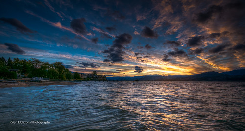 colourfulsky sunset clouds windy wideangle lake lakeokanagan okanaganvalley okanagan kelowna britishcolumbia landscapelovers landscape