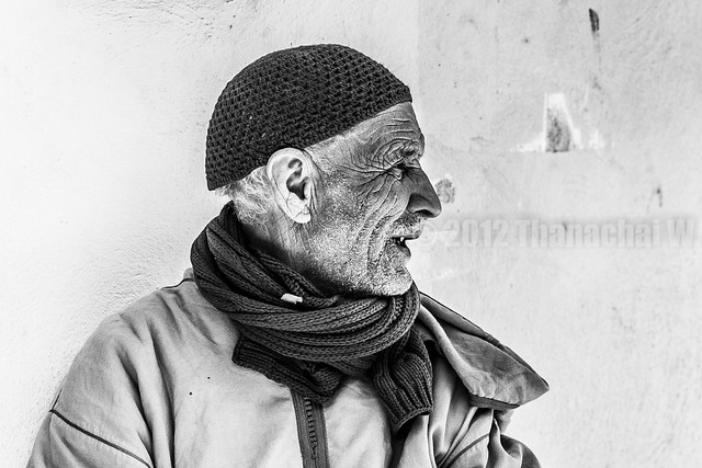 Profile of an Old Fassi Man