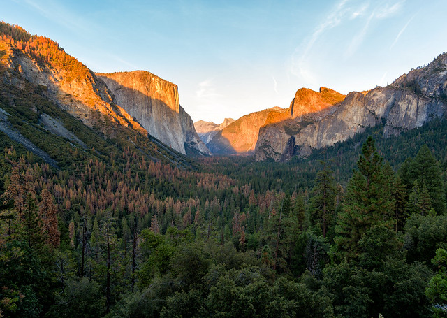 Tunnel View at sunset