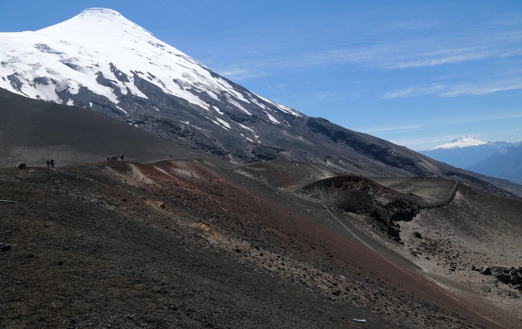 Lava and Ash Slopes Osorno Volcano Puerto Montt Chile Soputh America