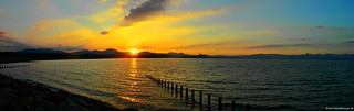 Cardigan Bay Sunrise Panorama July2013