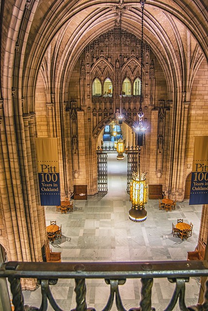 The hall at the Cathedral of Learning on the campus of the University of Pittsburgh HDR