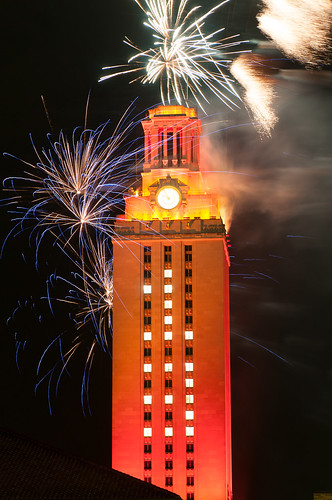 2013 UT Tower Fireworks